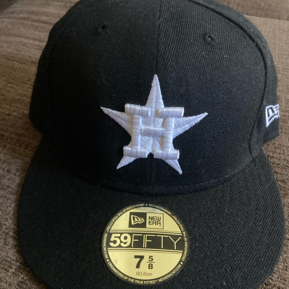 Houston Astros new era 7 5/8 fitted hat